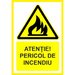 Placuta atentie pericol de incendiu